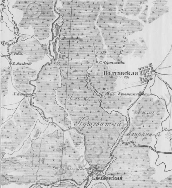 фрагмент карты 1887 года